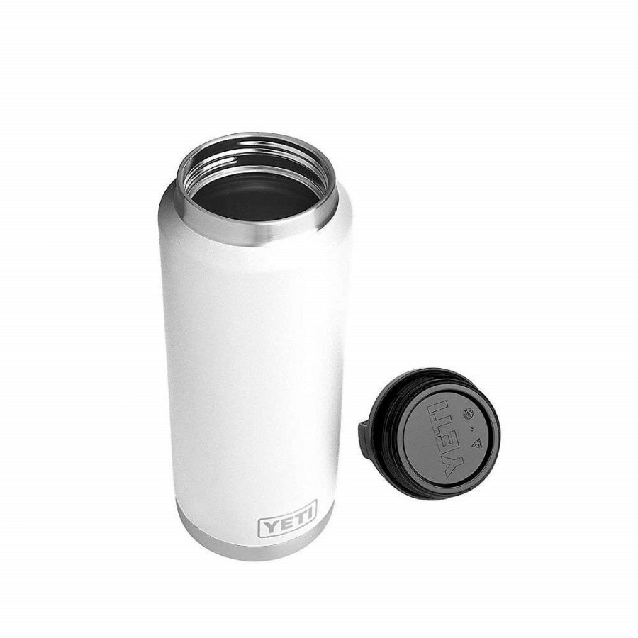 Yeti * | Cheaper 36Oz Rambler Bottle With Bottle Chug Cap White