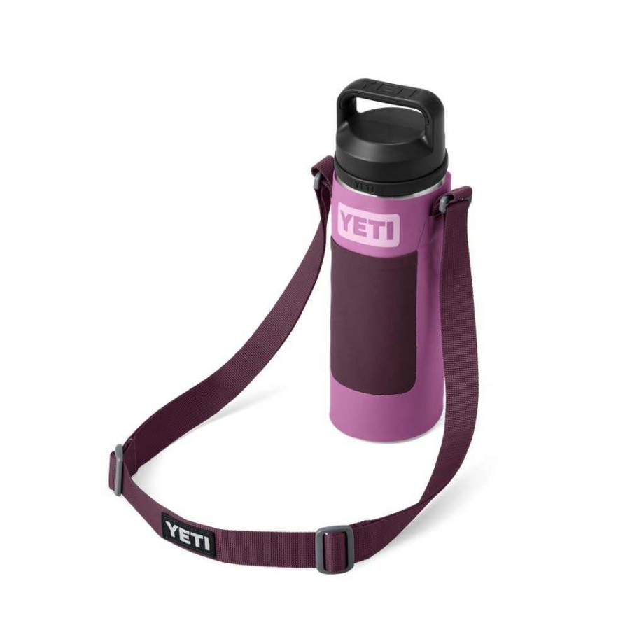 Yeti * | Large Choice Yeti Small Rambler Bottle Sling Nordic Purple