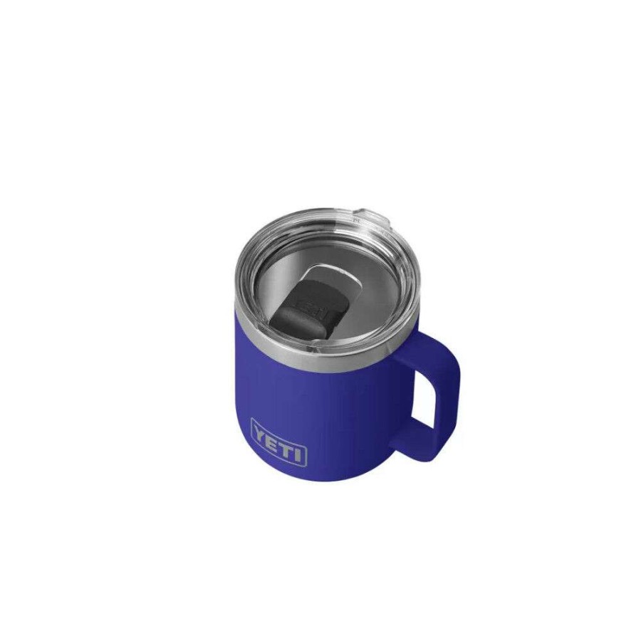 Yeti * | Large Choice Yeti Rambler 14Oz Mug With Magslider Lid Offshore Blue