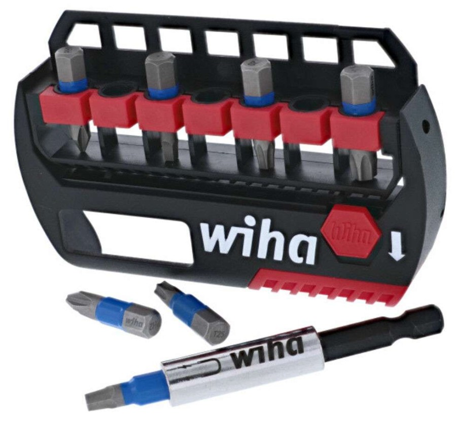 Accessories * | Discount Wiha Impact Bit Set With Magnetic Bit Holder 1 Bits 8Pc