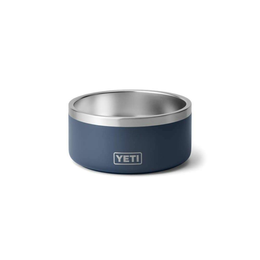 Outdoor Living * | Cheaper Yeti Boomer 4 Dog Bowl Navy