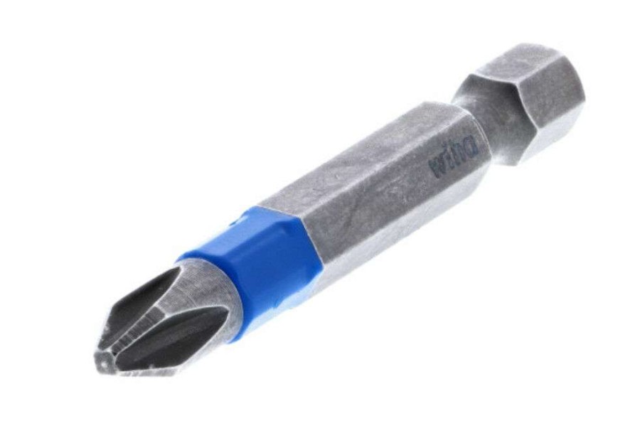 Accessories * | High Quality Wiha Terminatorblue Impact Bit Phillips #2 2 5Pk