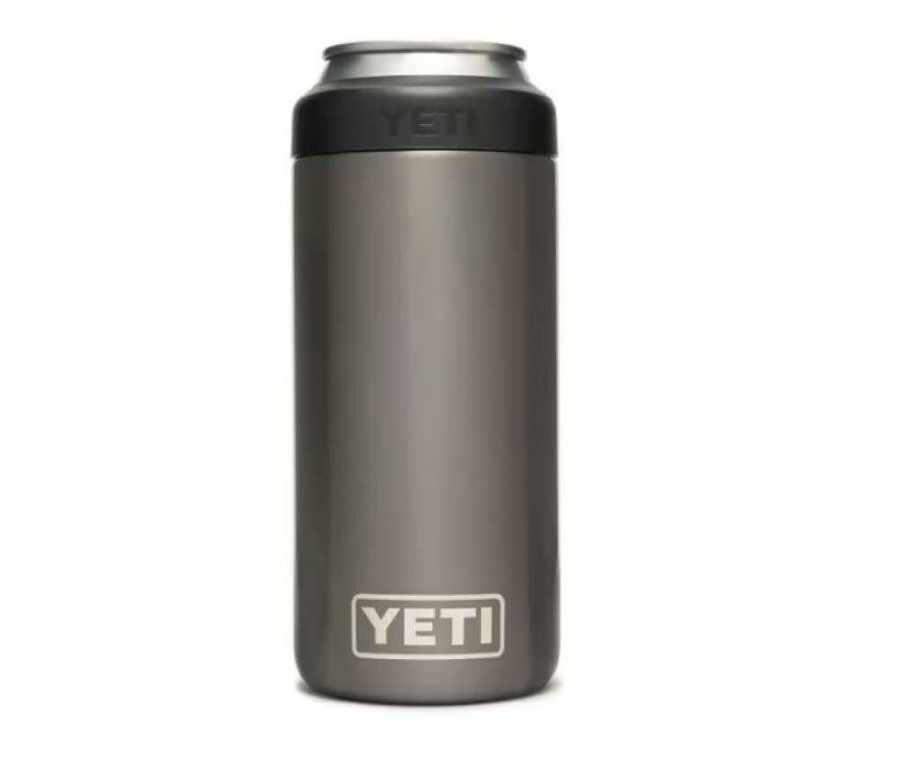 Yeti * | Outlet Yeti Rambler Colster Slim Can Insulator Graphite