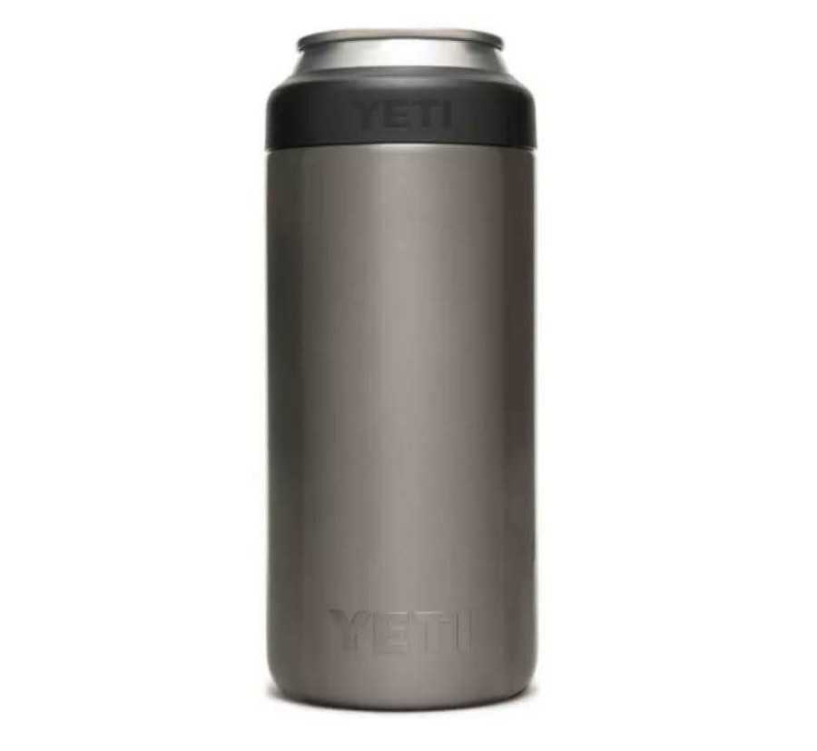 Yeti * | Outlet Yeti Rambler Colster Slim Can Insulator Graphite