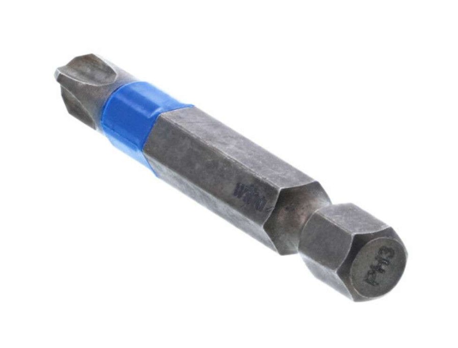 Accessories * | Reliable Quality Wiha Terminatorblue Impact Bit Phillips #3 2 2Pk