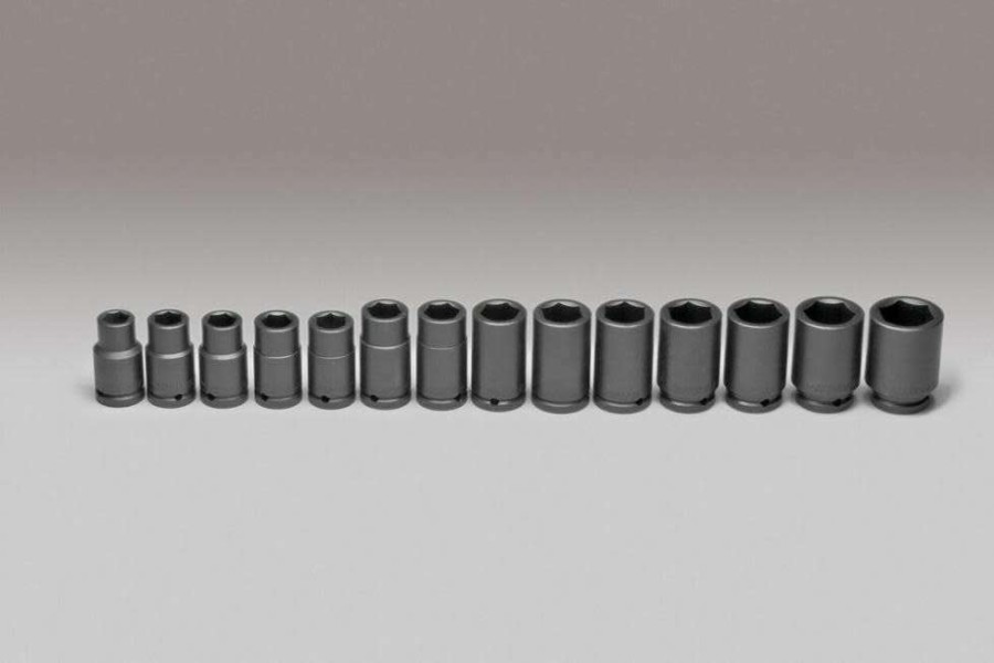 Sockets * | Reliable Quality 3/4 In. Dr 17 Pc. 6 Pt Standard Metric Impact Socket Set