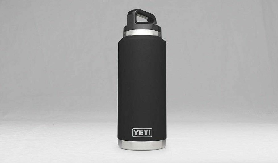 Yeti * | High Quality 36Oz Rambler Bottle With Bottle Chug Cap Black