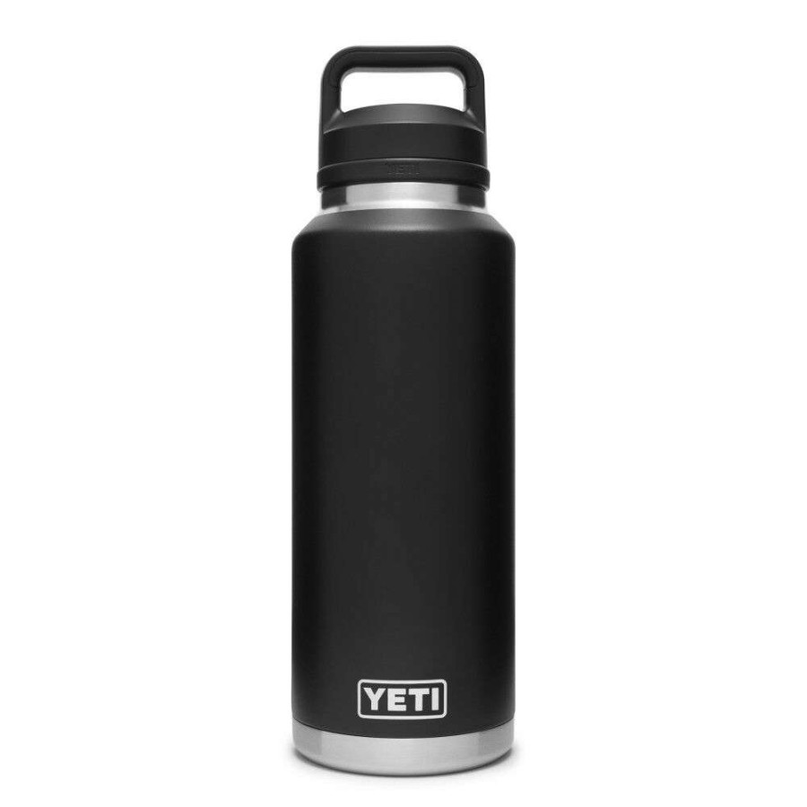 Yeti * | Best Quality Yeti Rambler Bottle With Chug Cap 46Oz, Black