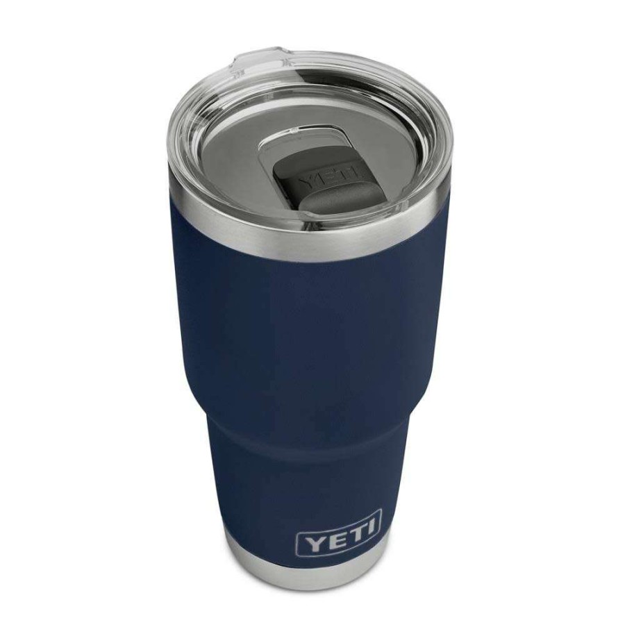 Yeti * | Discount 30 Oz Navy Rambler With Slider Lid