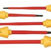 Hand Tools * | Best Choice Insulated Cushion Grip Slotted And Phillips Screwdriver Set, 5 Piece