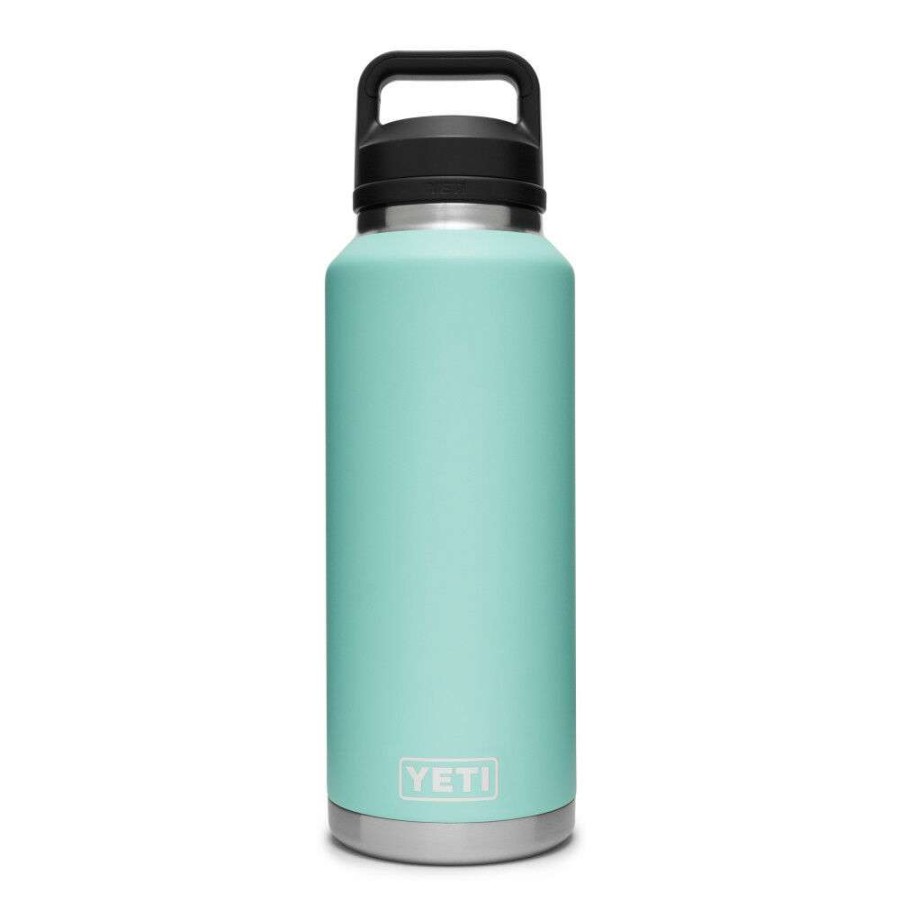 Yeti * | Outlet Yeti Rambler Bottle With Chug Cap 46Oz, Seafoam