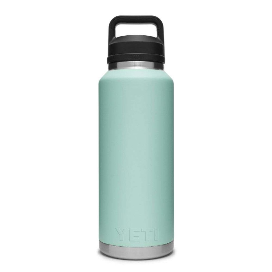 Yeti * | Outlet Yeti Rambler Bottle With Chug Cap 46Oz, Seafoam