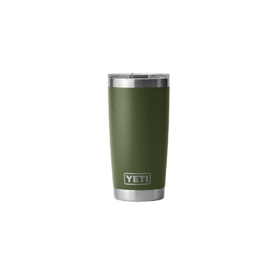 Yeti * | Large Choice Yeti Rambler 20Oz Tumbler With Magslider Lid Highlands Olive