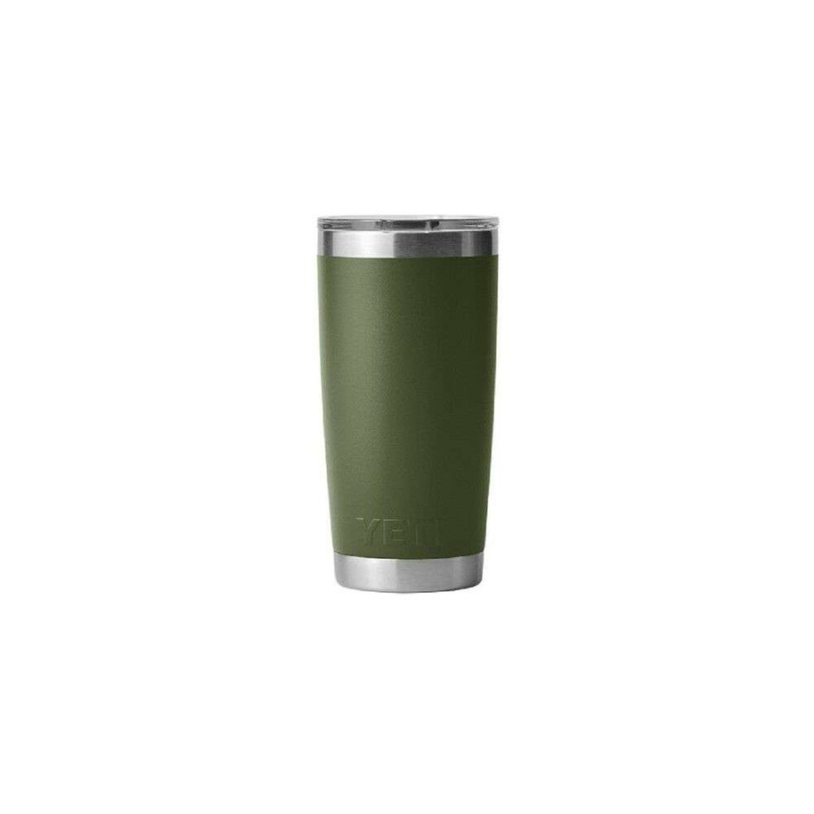 Yeti * | Large Choice Yeti Rambler 20Oz Tumbler With Magslider Lid Highlands Olive