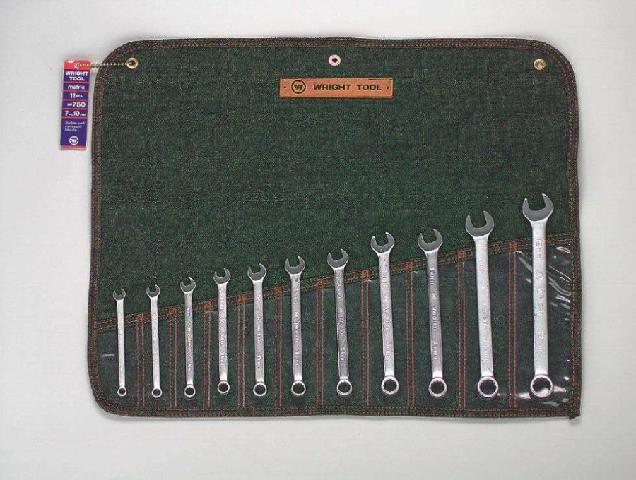 Wrenches * | Discount Online 11 Pc. Metric Combination Wrench Set 7 Mm To 19 Mm, 12 Pt