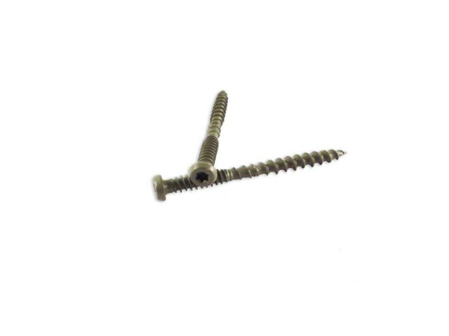 Accessories * | High Quality #10 X 2-1/2 In. 1,000 Hour Ppg E-Coat Grey Composite Deck Screws