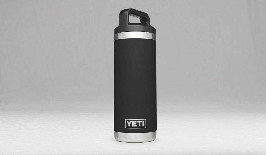 Yeti * | Crazy Deals 18Oz Rambler Bottle With Bottle Chug Cap Black