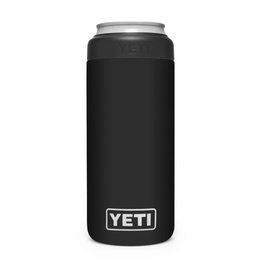 Yeti * | Cheap Online Rambler Colster Slim Can Insulator Black