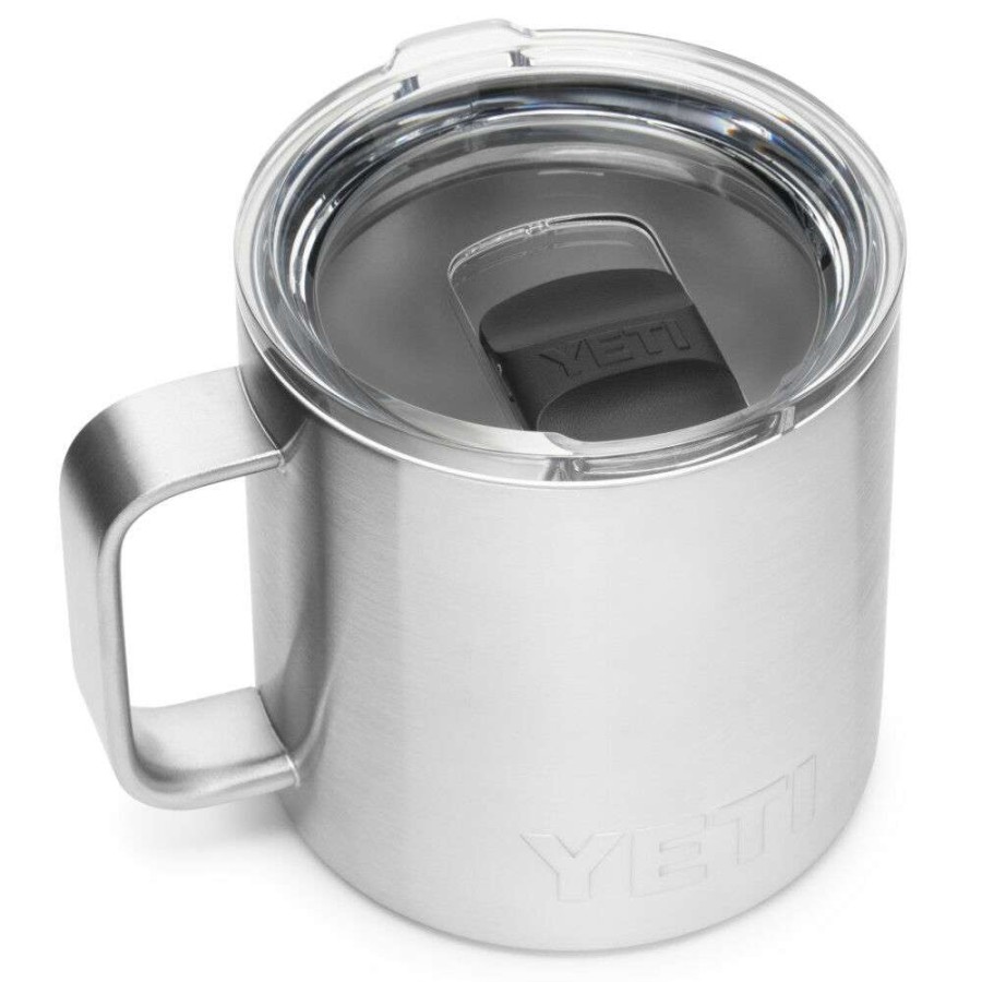 Yeti * | New In Yeti Rambler Mug With Magslider Lid 14Oz, Stainless Steel