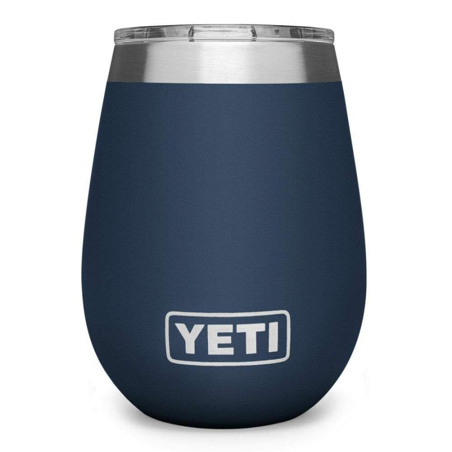 Yeti * | Best Choice Yeti Rambler Wine Tumbler With Magslider Lid 10Oz, Navy