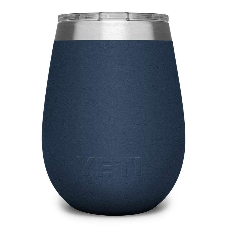 Yeti * | Best Choice Yeti Rambler Wine Tumbler With Magslider Lid 10Oz, Navy