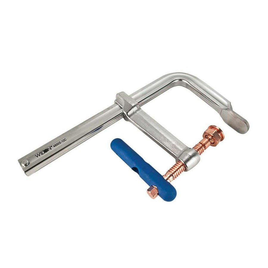 Hand Tools * | High Quality 12 In. Heavy Duty F-Clamp Copper