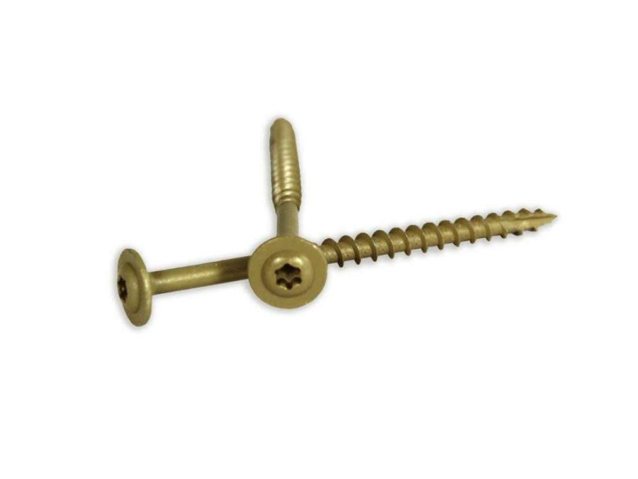 Accessories * | Special #8 X 1-3/4 In. Ppg 1,000 Hour Golden E-Coat Cabinet Screws 5Lb