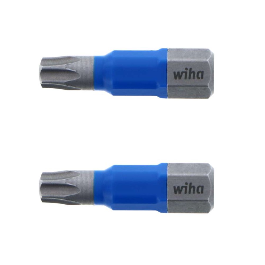 Accessories * | New In Wiha Terminatorblue Impact Bit Torx T25 1 2Pk