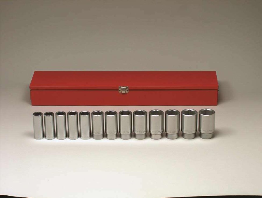 Sockets * | Large Choice 3/4 In. Dr., 13 Pc. 6 Pt. Deep Socket Set