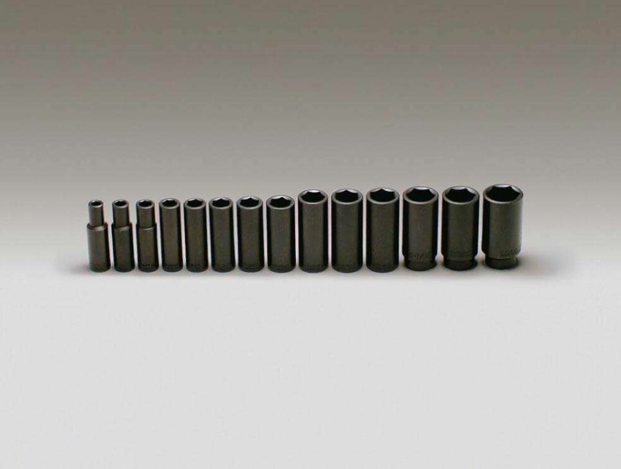 Sockets * | Best Quality 1/2 In. Dr., 14 Pc. 6 Pt. Deep Impact Socket Set 3/8 In. To 1-1/4 In.