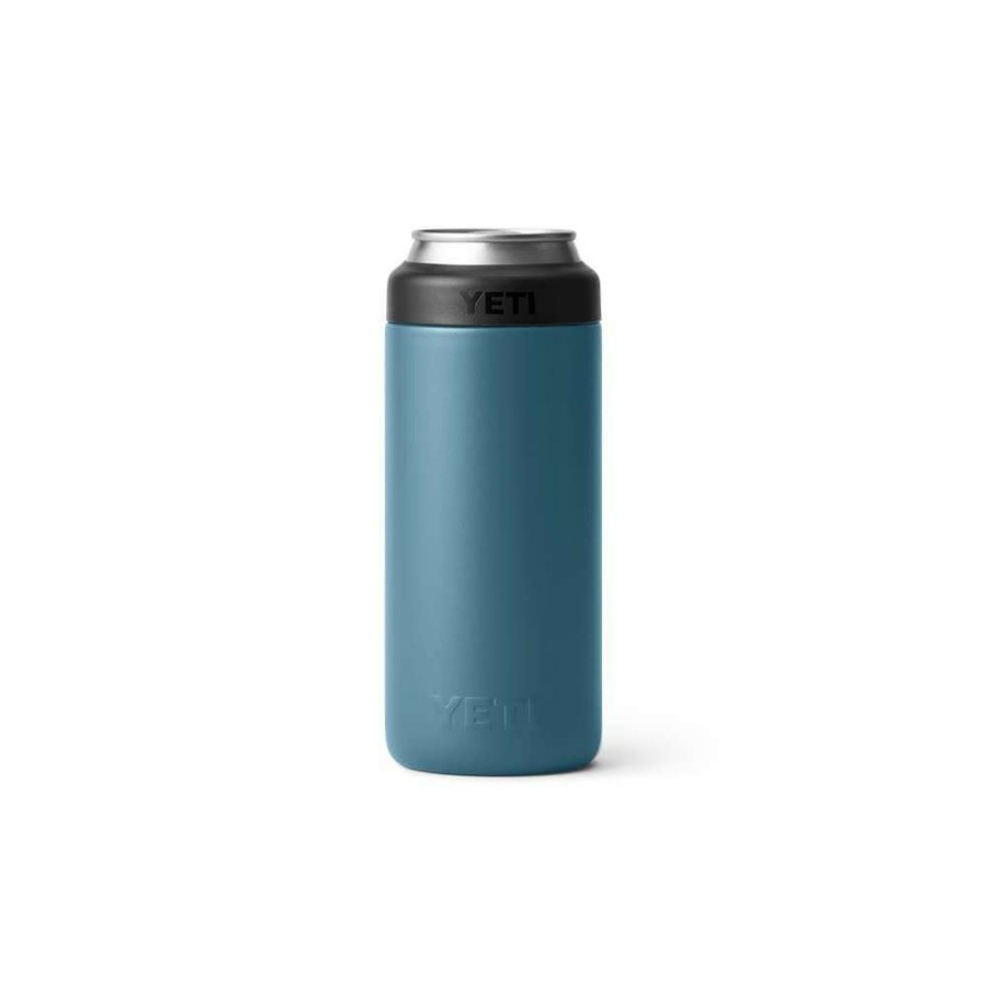 Yeti * | Best Quality Yeti Rambler 12Oz Colster Slim Can Insulator Nordic Blue