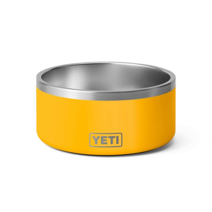 Outdoor Living * | Reliable Quality Yeti Boomer 8 Four Cup Dog Bowl Alpine Yellow