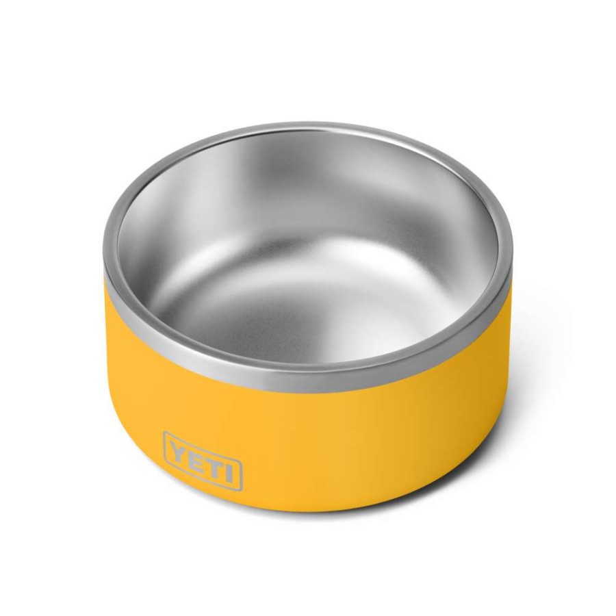 Outdoor Living * | Reliable Quality Yeti Boomer 8 Four Cup Dog Bowl Alpine Yellow