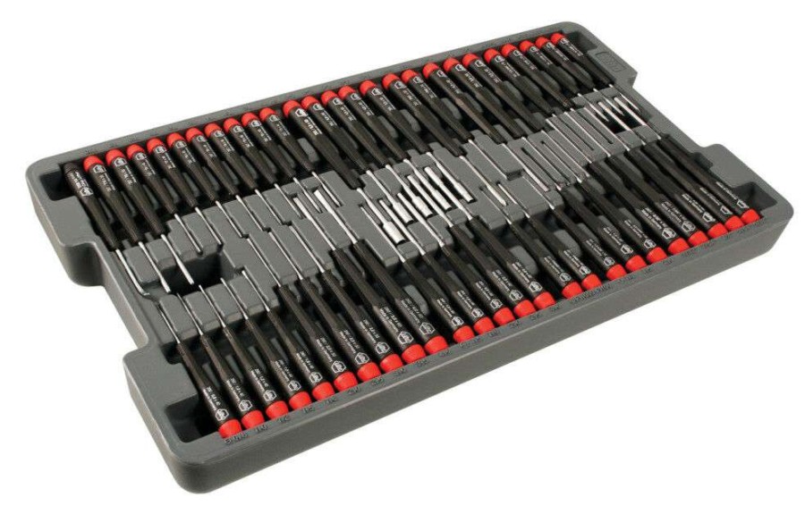 Hand Tools * | 100% Guarantee Wiha Precision Screwdriver Tray Set 51Pc