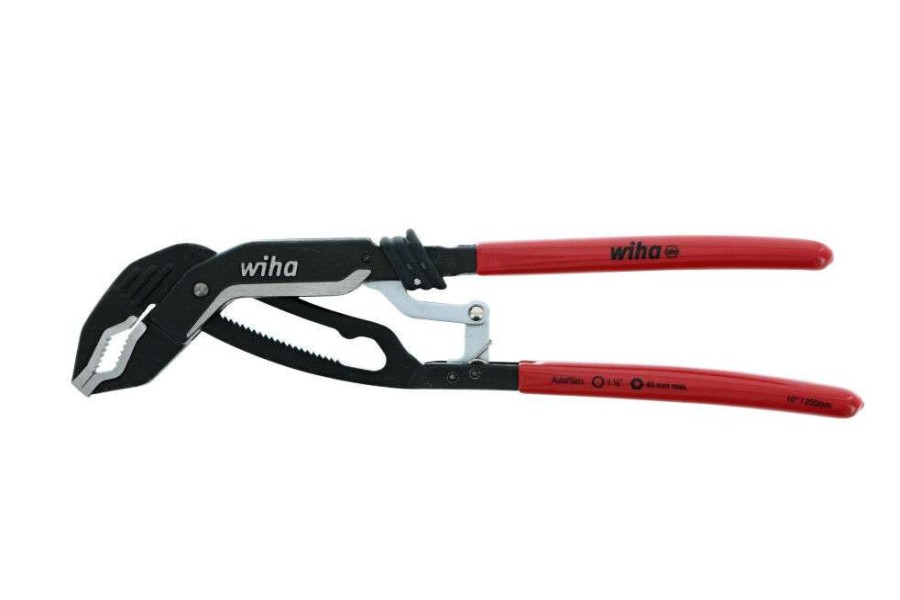 Accessories * | Outlet Wiha Classic Auto Grip V Jaw Tongue & Groove Pliers 10