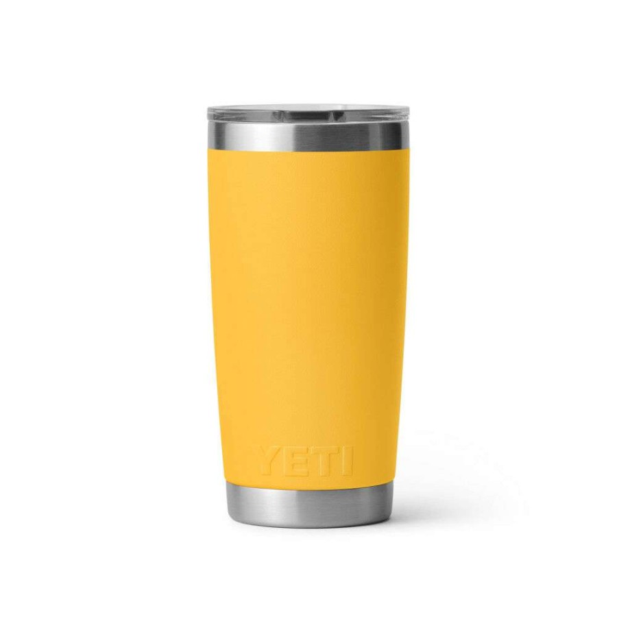 Yeti * | Large Choice Yeti Rambler 20Oz Tumbler With Magslider Lid Alpine Yellow