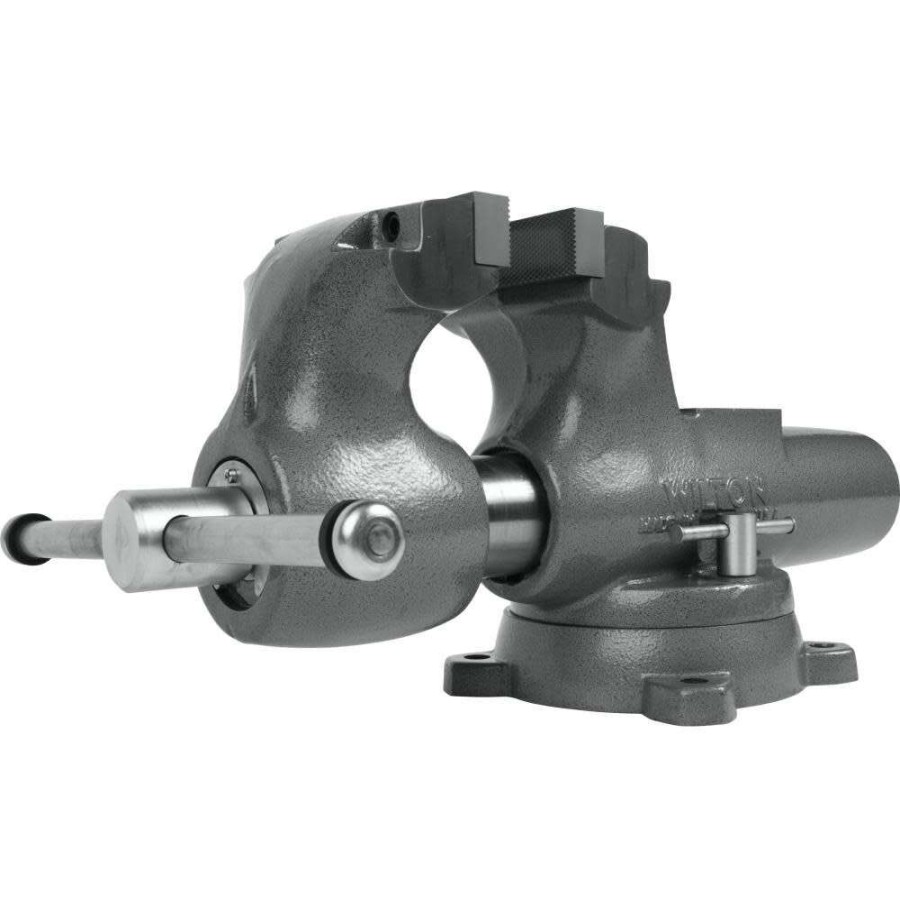 Hand Tools * | Reliable Quality Machinists Bench Vises Swivel Base, 6 Jaw Width, 10 Jaw Opening, 5-1/2 Throat Depth