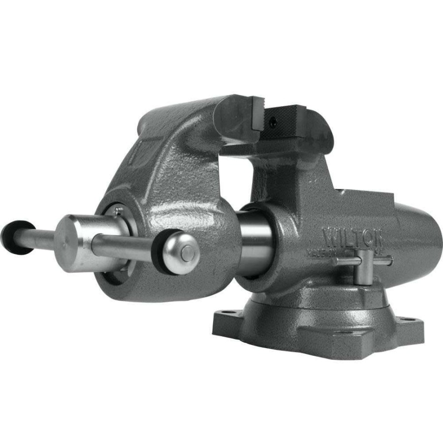 Hand Tools * | High Quality Machinists Bench Vises Swivel Base, 5 Jaw Width, 8 Jaw Opening, 4-1/4 Throat Depth