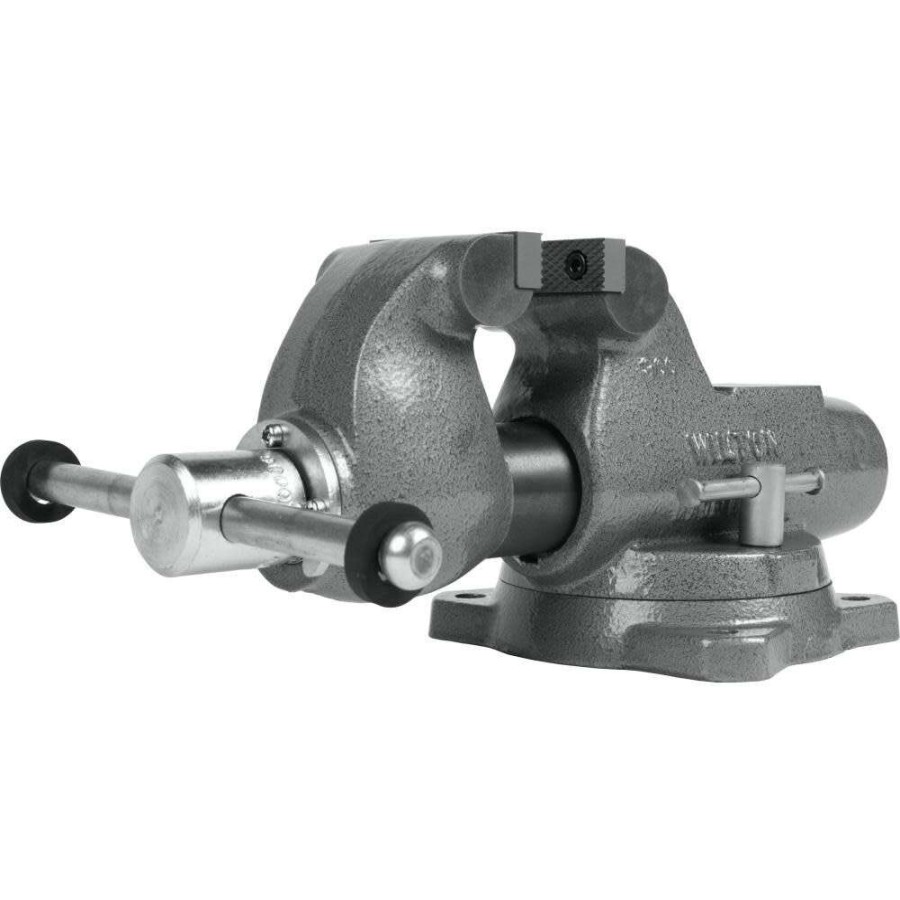 Hand Tools * | High Quality Machinists Bench Vises Swivel Base, 3 Jaw Width, 4-3/4 Jaw Opening, 2-5/8 Throat Depth