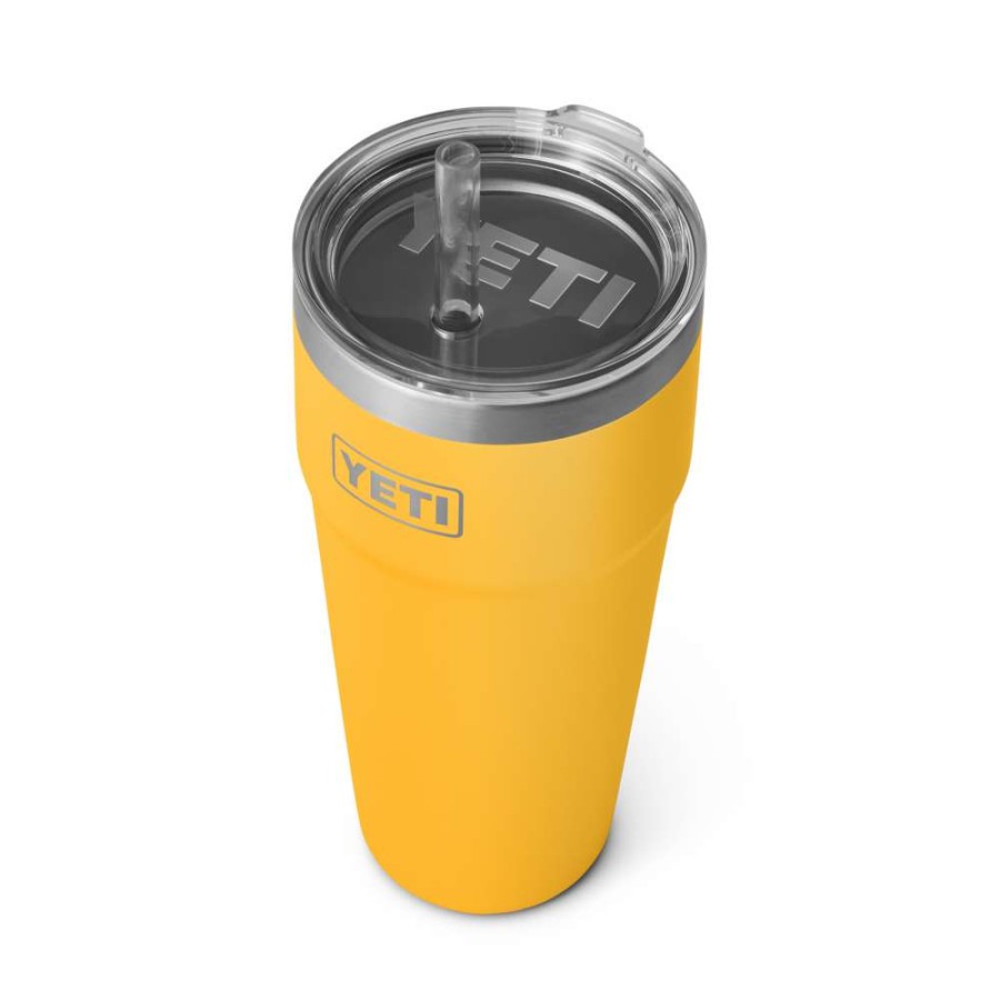 Yeti * | Best Quality Yeti Rambler 26Oz Stackable Cup With Straw Lid Alpine Yellow