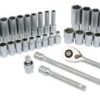 Sockets * | Special Wiha 1/4" Drive Mm And Sae Socket Set 49Pc